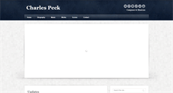 Desktop Screenshot of charlespeckmusic.com